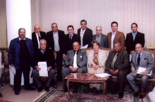 أول مجلس إدارة لأول تجمع للمنتجين المهتمين بالمرئي والمسموع في مصر ،،!!