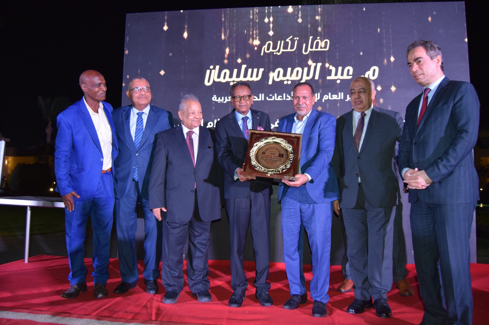 السودانيون يكرمون الدكتور إبراهيم أبوذكري ضمن المبادرة السودانية شكراً مصر