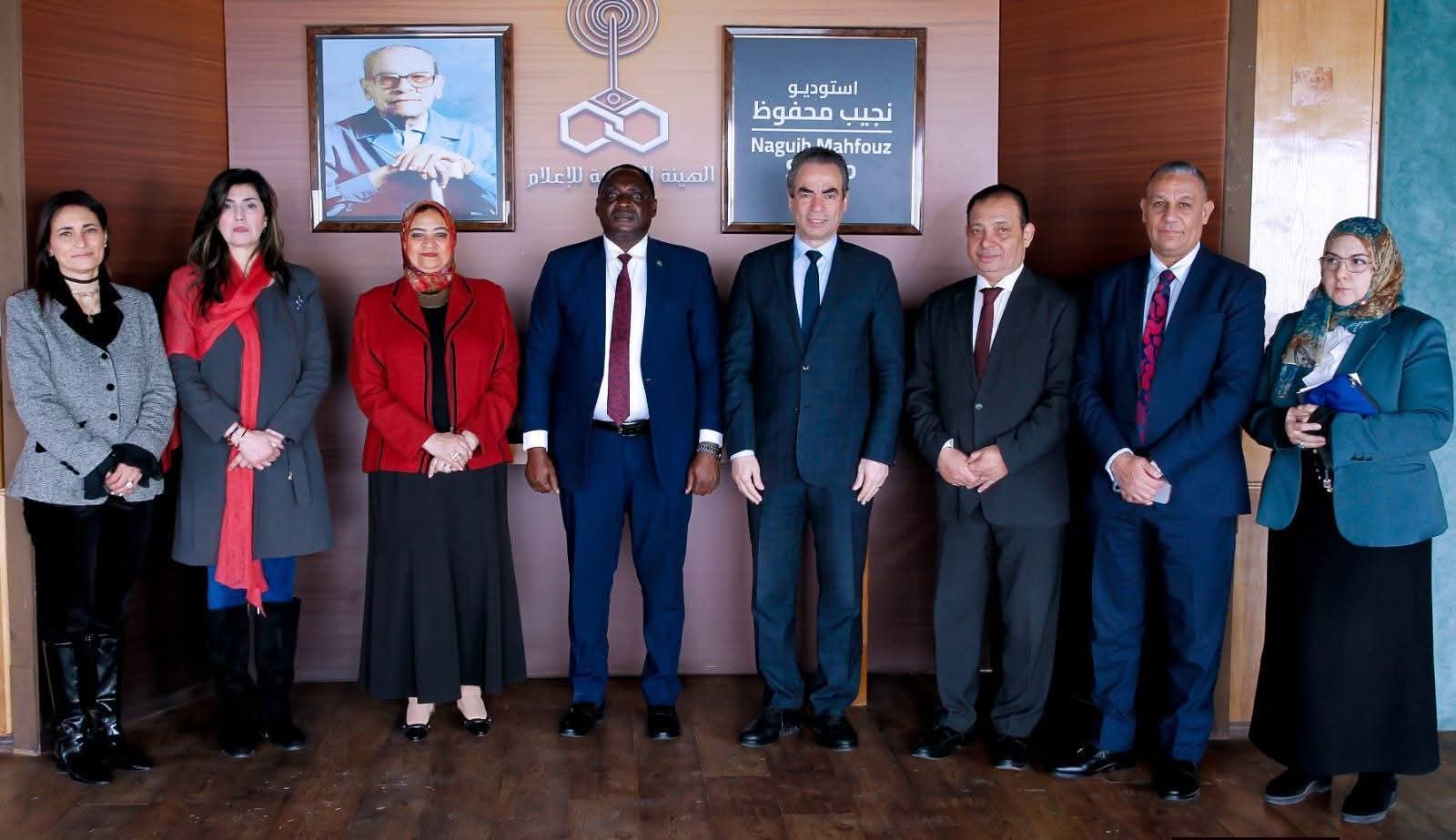 بحضور سفير تنزانيا  ماسبيرو يطلق أول برامجه التليفزيونية باللغة السواحلية